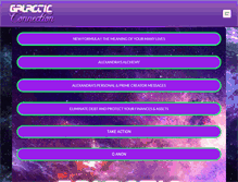 Tablet Screenshot of galacticconnection.com